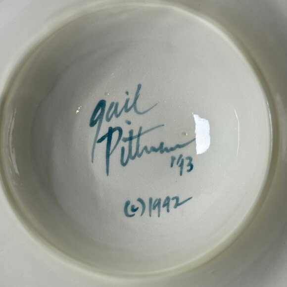 Vintage Gayle Pittman Chip & Dip Serving Platter - Picture 6 of 6